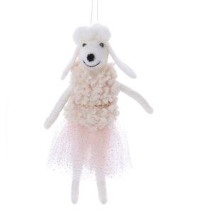 Felt Poodle Ornament 🎄